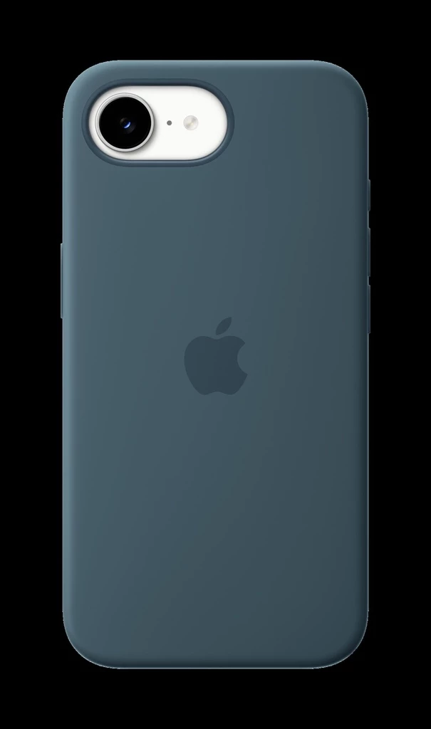 Apple iPhone 17e Silicone Case with MagSafe Anchor Blue