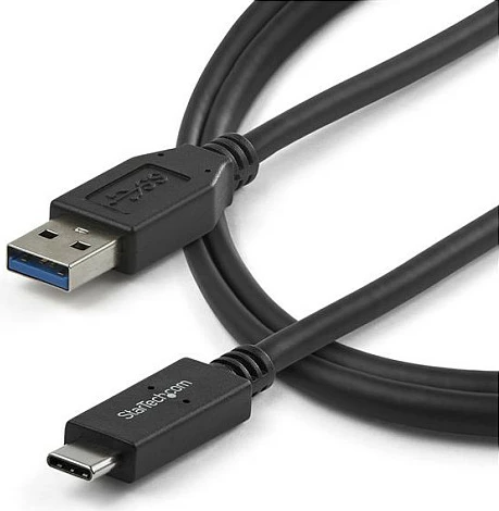 Kabllo USB-A në USB-C StarTech USB31AC1M, 1m, USB 3.2 Gen 2, 10Gbps, e zezë