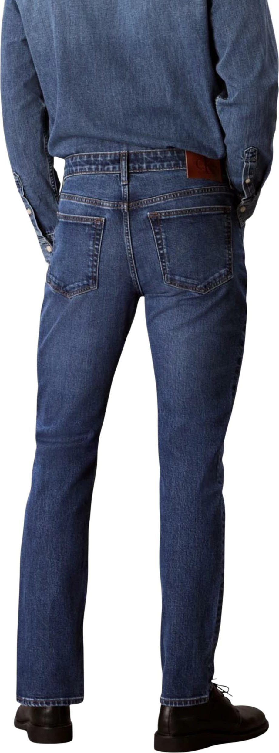 Xhinse për meshkuj Calvin Klein Jeans Slim Hampton LV04RB735G, denim blu [Madhësia: W34 L32]