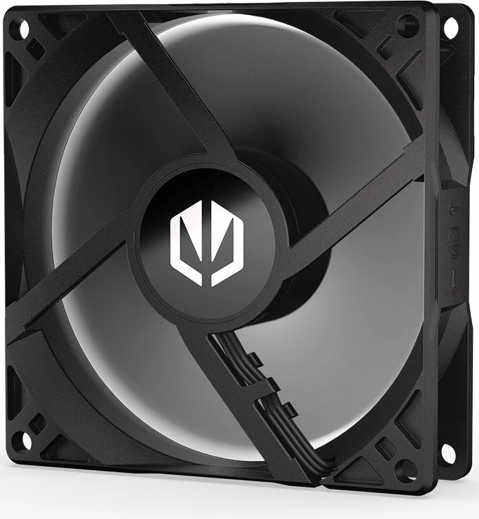 Ventilator për kasë PC Endorfy Zephyr 92 (EY4A018) 92mm, 1900 rpm, 3-pin, 1 copë, zi