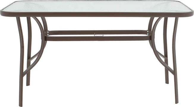 Tavolinë metal kafe-xham 120x70x70cm