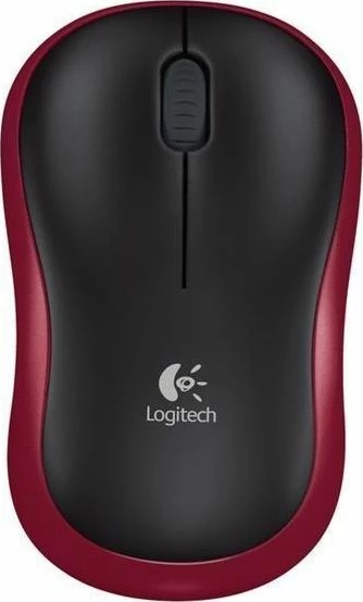 Maus Logitech M185 (910-002240) Wireless USB 1000 DPI, zi/kuqe