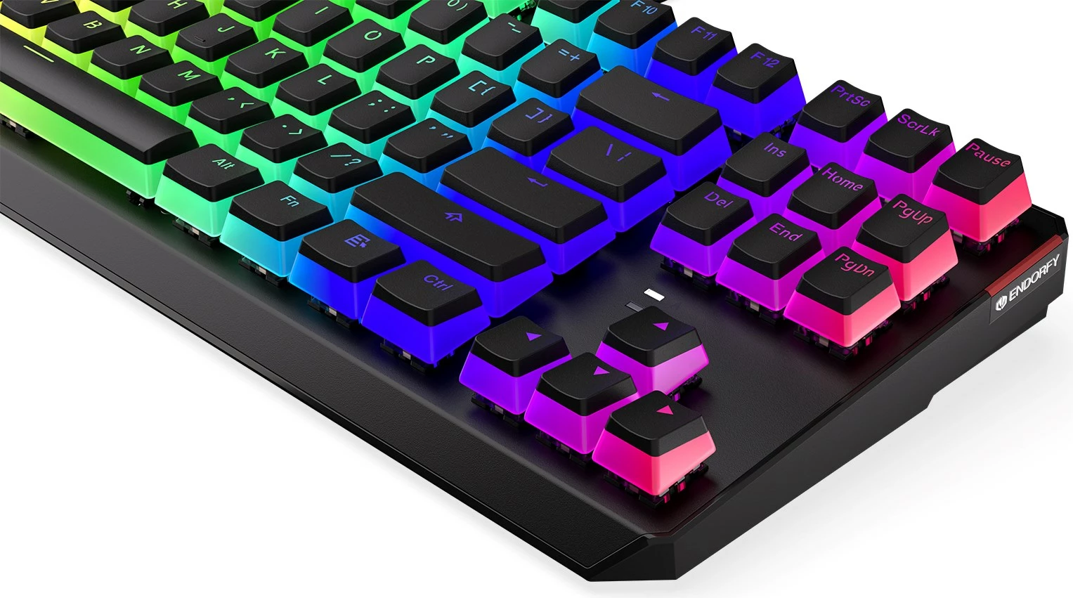 Tastierë Thock Endorfy, TKL, RGB, e zezë 