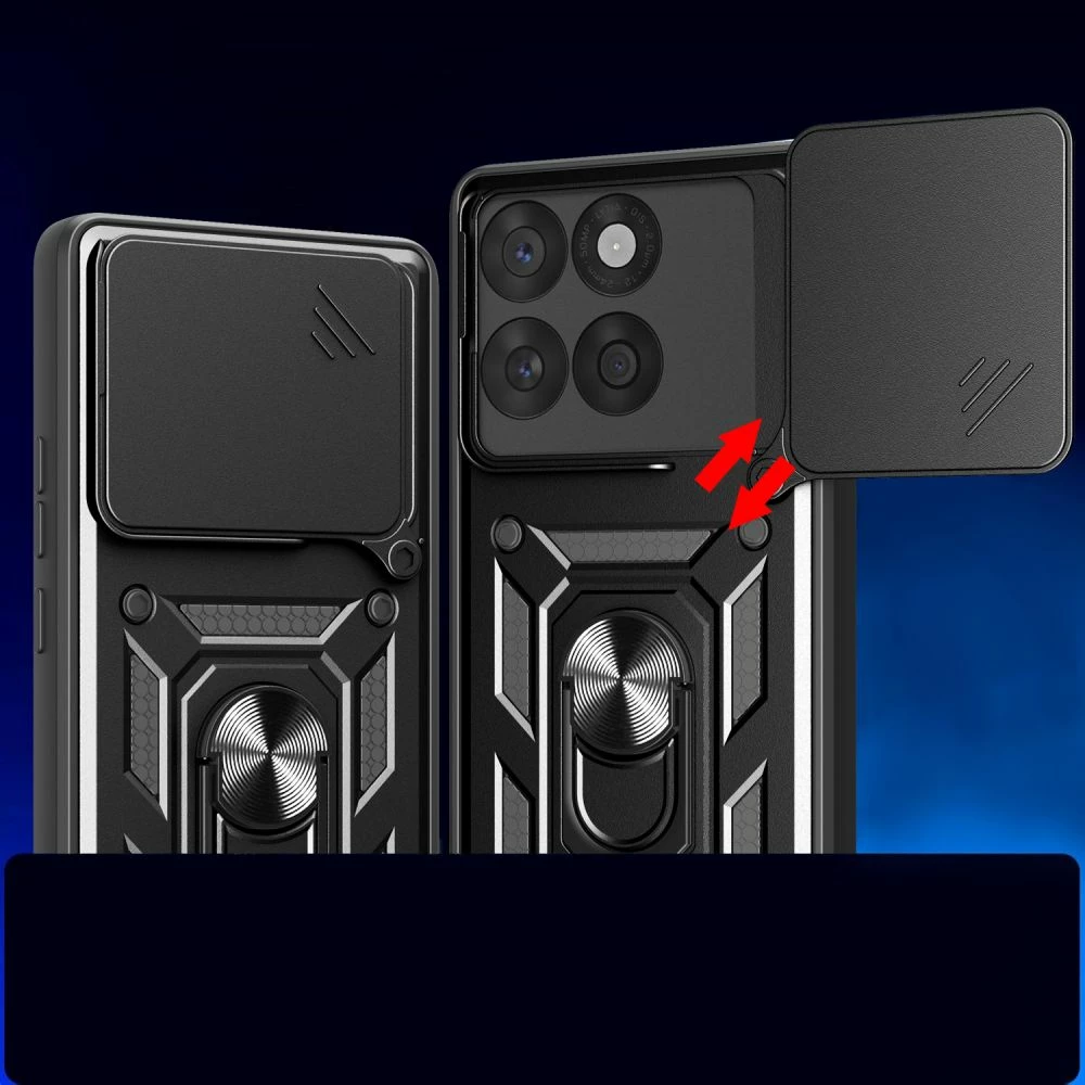 Mbështjellës Tech-Protect CamShield Pro për Motorola Edge 60 Fusion, i zi