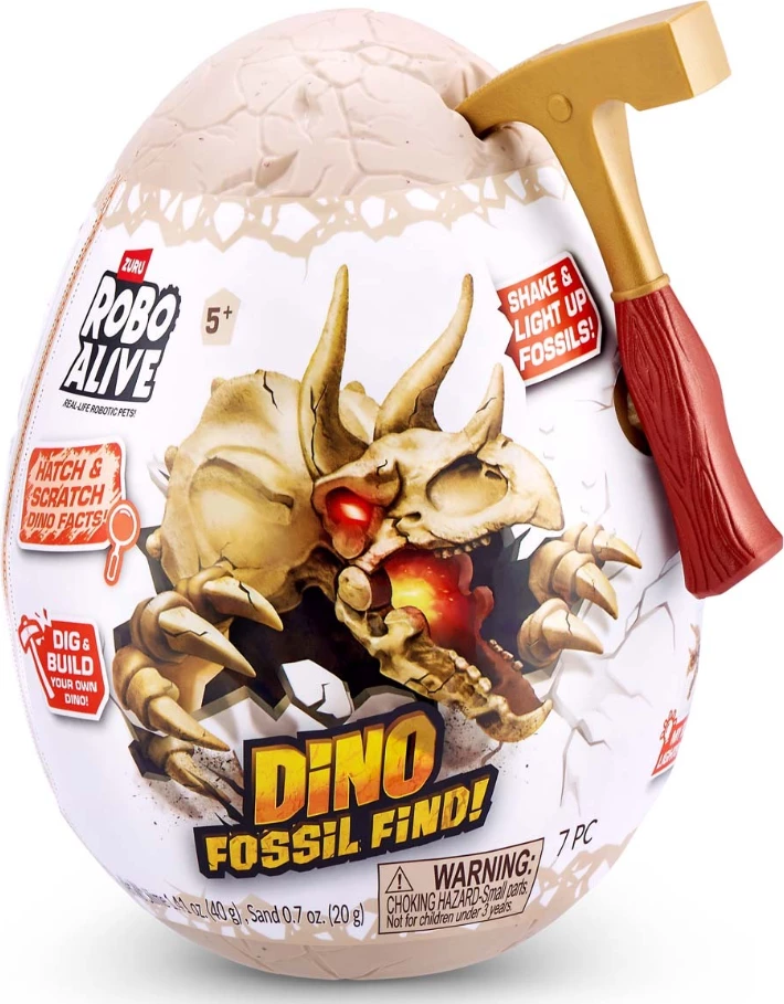 Robo Alive Mini Dino Fossil Find by ZURU (Styles Vary)