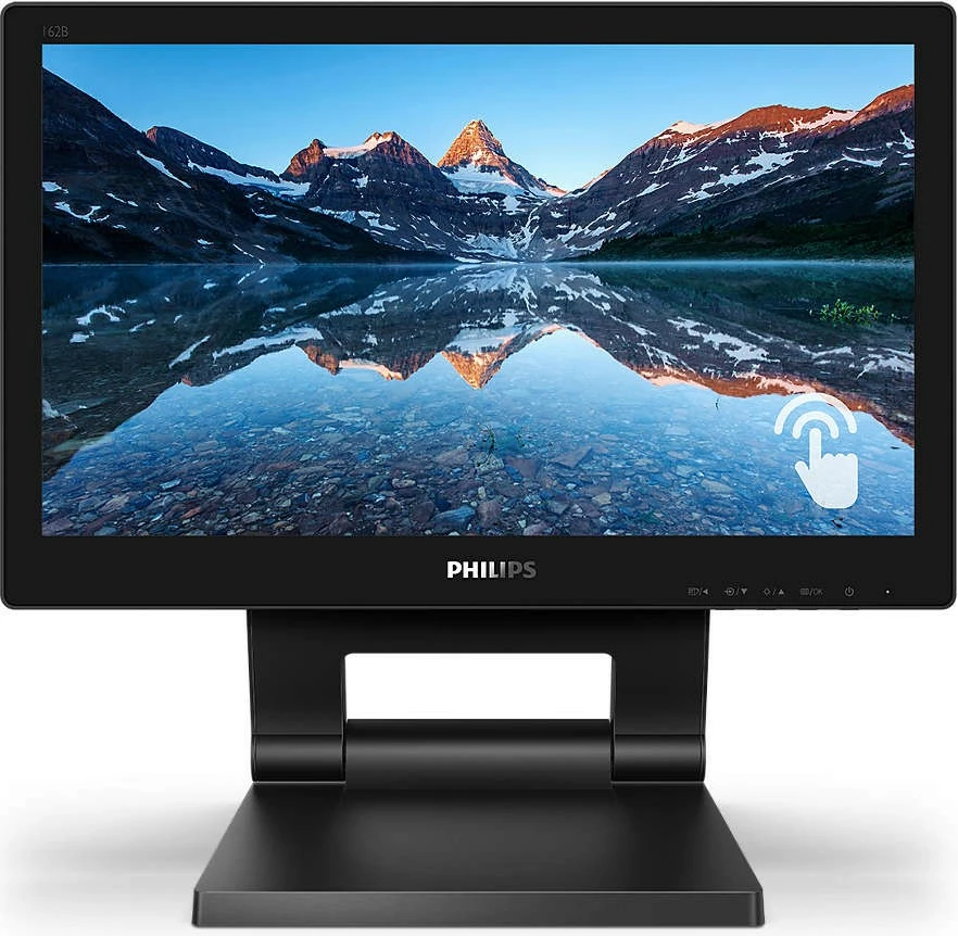 Monitor Philips 162B9T/00, 15.6", LED, Touchscreen, HDMI, DP, DVI, i zi