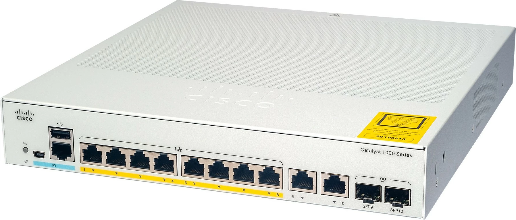 Switch Cisco Catalyst 1000, 8 porta GE, i bardhë
