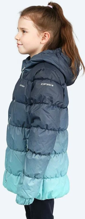 Jakne për fëmijë Icepeak, gri-turkeze