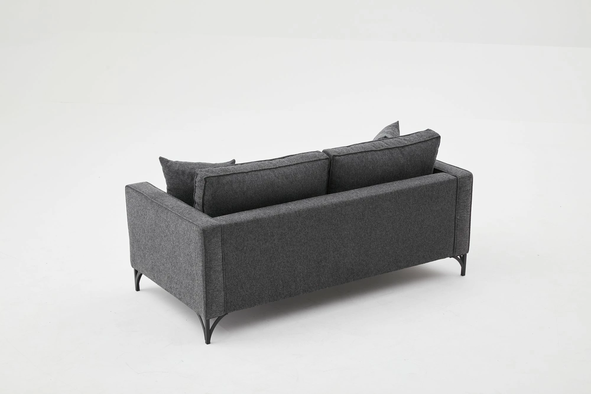 Divan dy ulëshe Atelier del Sofa, Berlin, antracit, e zezë
