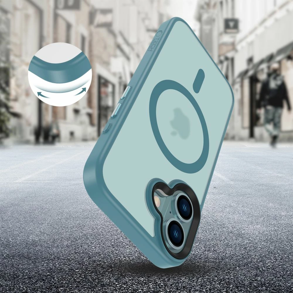 Mbështjellës Tech-Protect MagMat MagSafe për iPhone 16, Blu