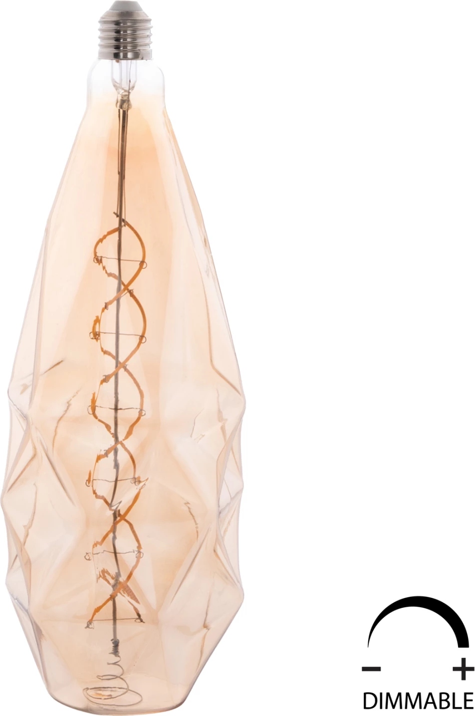 Llambë LED filament, 8W, E27, 3000K, ngjyrë ari, e zbehtë, FH4058