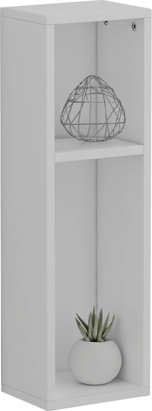 Komodinë muri BONEN FH8936.11 melaminë, ngjyrë e bardhë, 20x15x65H cm