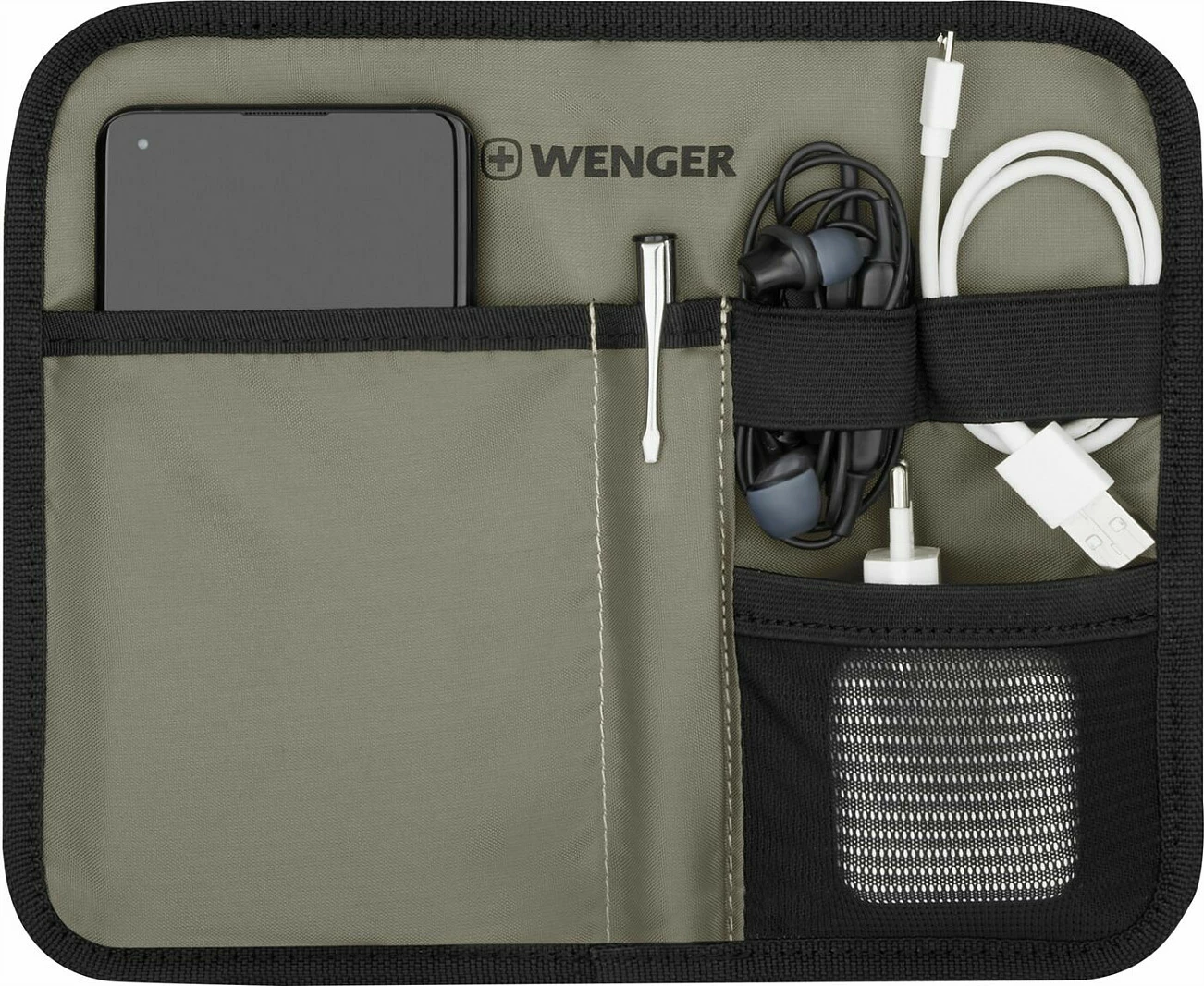 Çantë shpine Wenger Meteor 43, 17 inç, xhep për tablet, e zezë