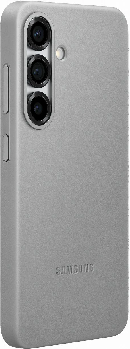 Mbështjellës Samsung KindSuit Case EF-VS931PJEGWW për Galaxy S25, lëkurë ekologjike, gri