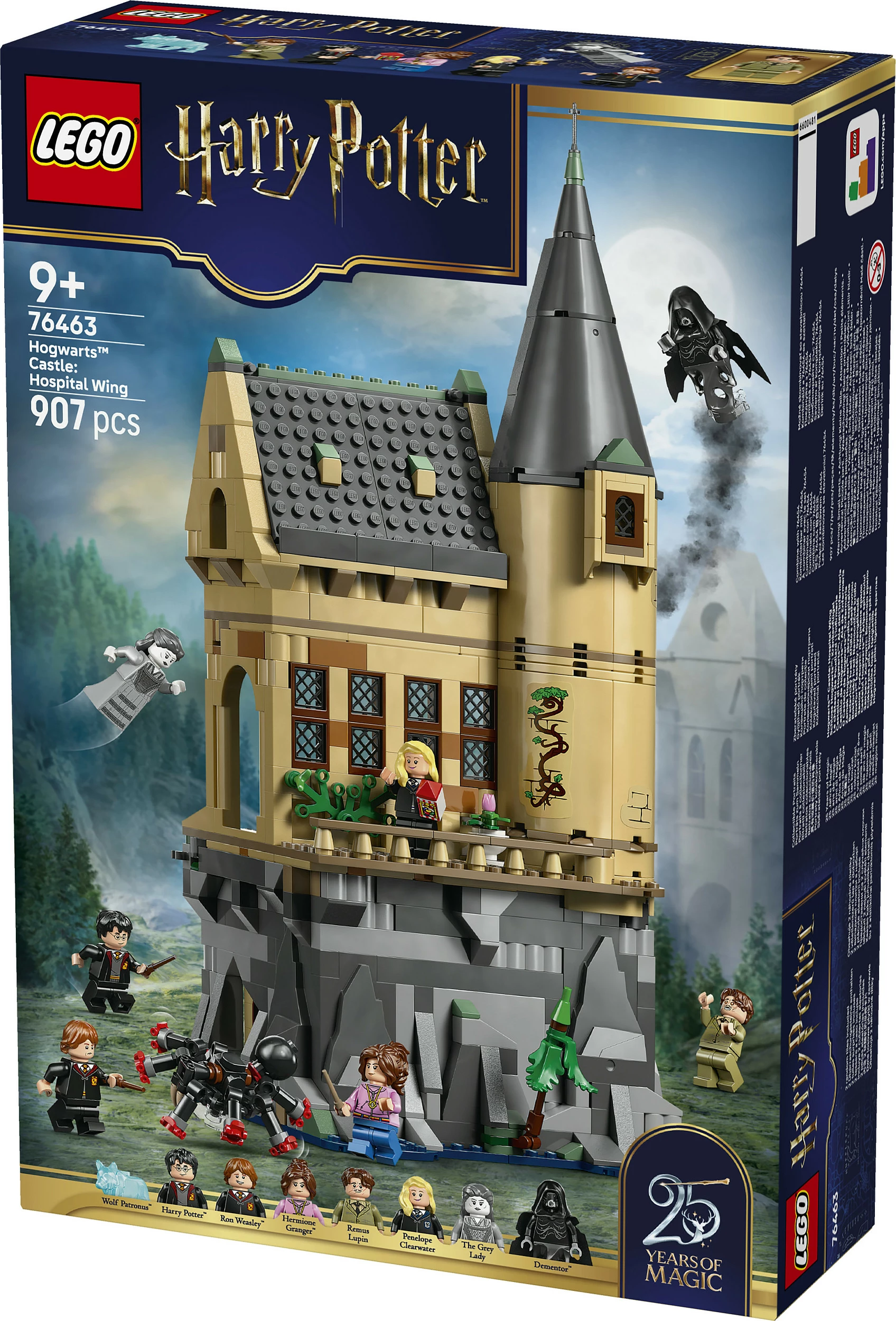 Set ndërtimi LEGO Harry Potter Hogwarts Castle 76463, 907 copë, 7 minifigura, shumëngjyrësh