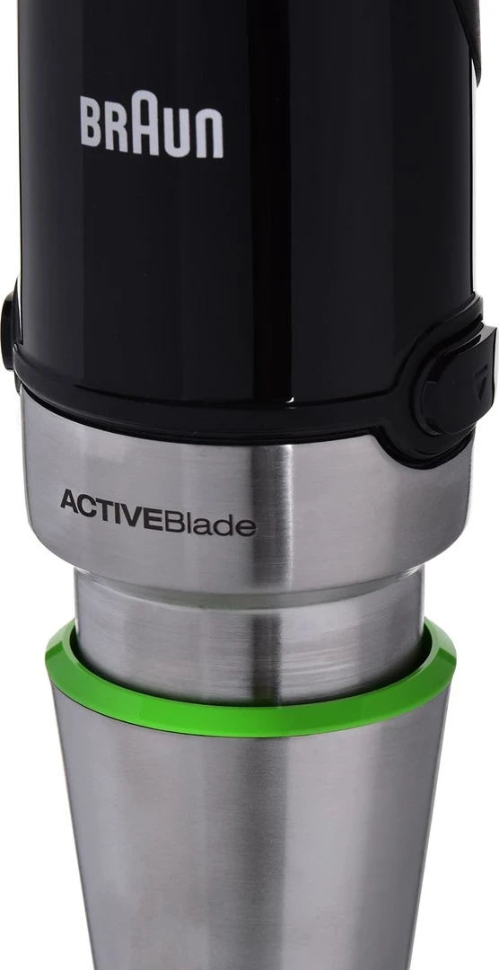 Blender zhytës Braun MultiQuick 9 MQ 9187XLI 1200 W 0.6 L, set me enë procesori, i zi/inox