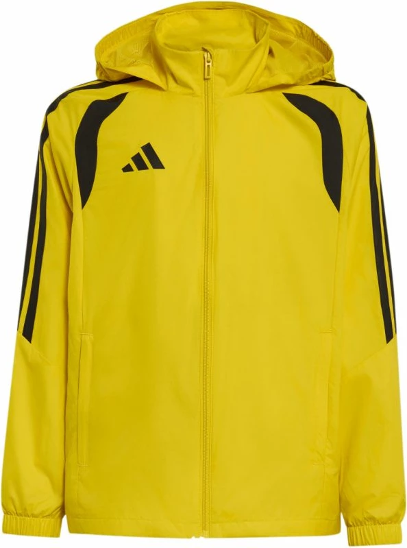 Jakne për fëmijë adidas Tiro 26 League Windbreaker KT2425, e verdhë