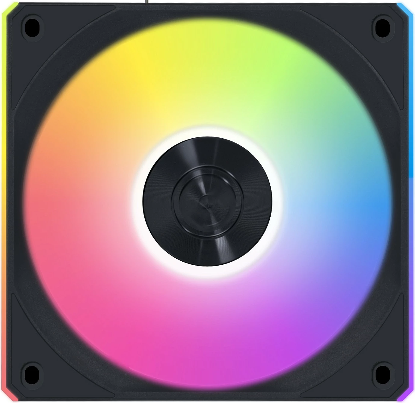 Ventilator kasë Lian Li UNI FAN CL120, 120mm, Wireless, Reverse Blade, RGB, i zi