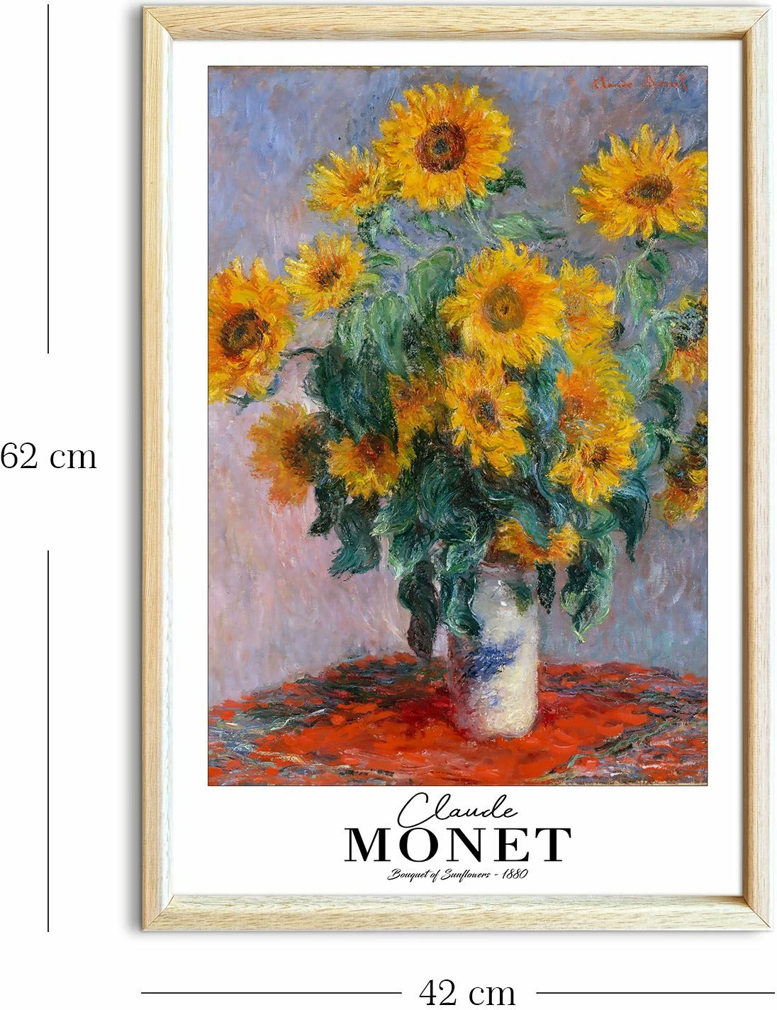 Pikturë dekorative me kornizë, Wallity, 4262AHSMONET-003