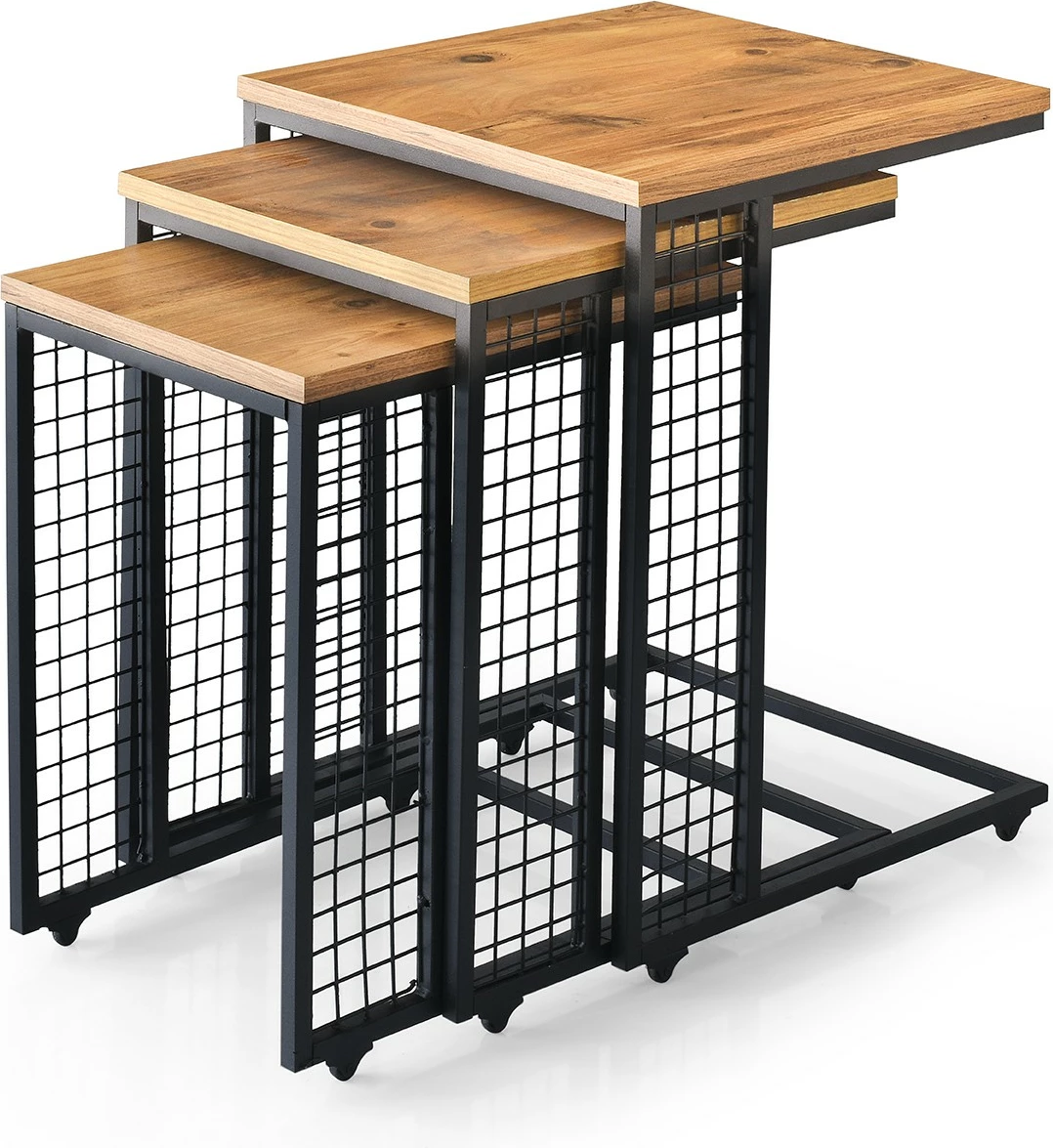 Set tavolinash të ndërlidhura Skye Decor, Petek - 9408