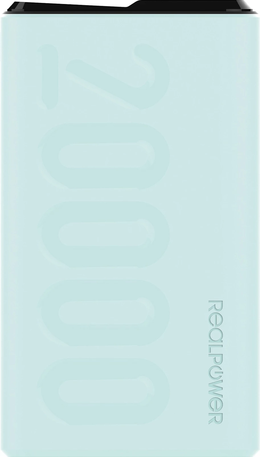 Power bank RealPower PB-20000PD+ Nutopia, 20000 mAh, USB-C PD, 2x USB-A, Blu
