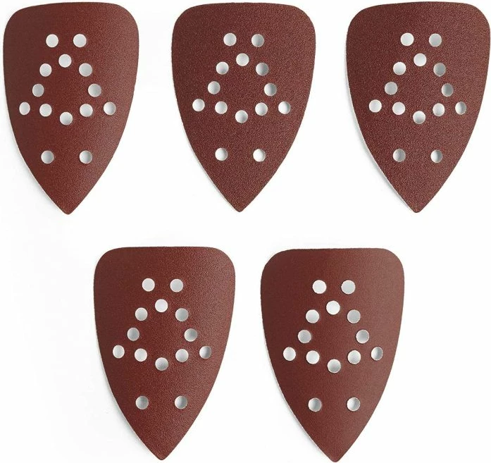 Lëmues trekëndor pa kabllo VonHaus E-Series MPN 3500172 18V, 140×140×94 mm, gri/zezë, me 5 letra zmerile + kuti pluhuri (pa bateri/karikues)