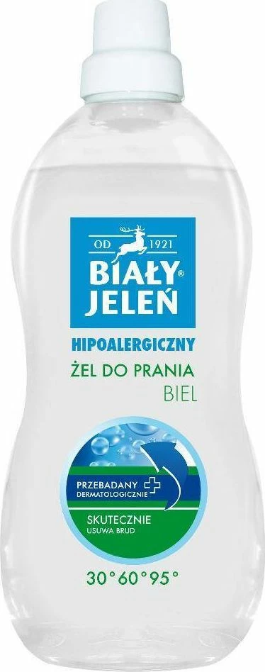 Xhel për larje rrobash Biały Jeleń White Deer BJŃ000050 1.5L hipoalergjik për rroba të bardha