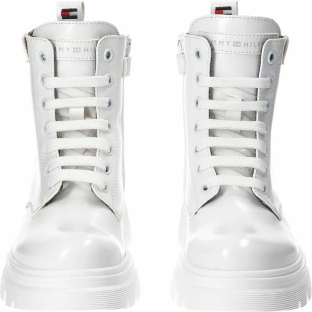Çizme Tommy Hilfiger për femra, të bardha