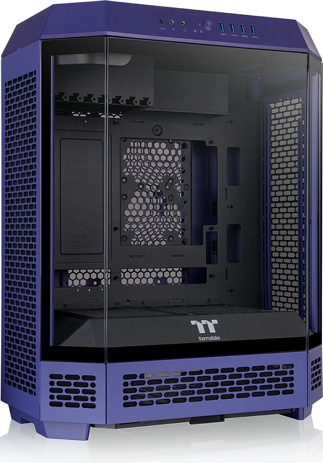 Kasë Thermaltake The Tower 600 Future Dusk, Midi Tower ATX/mATX/Mini-ITX, tempered glass, RGB, blu