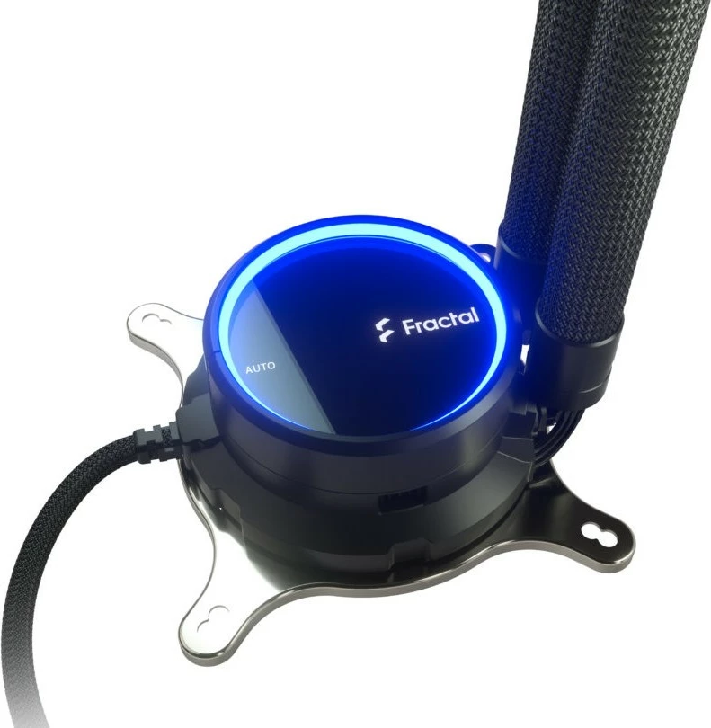 Ftohës i lëngshëm Fractal Design Celsius+ S28 Dynamic, 2 ventilatorë, ARGB, i zi
