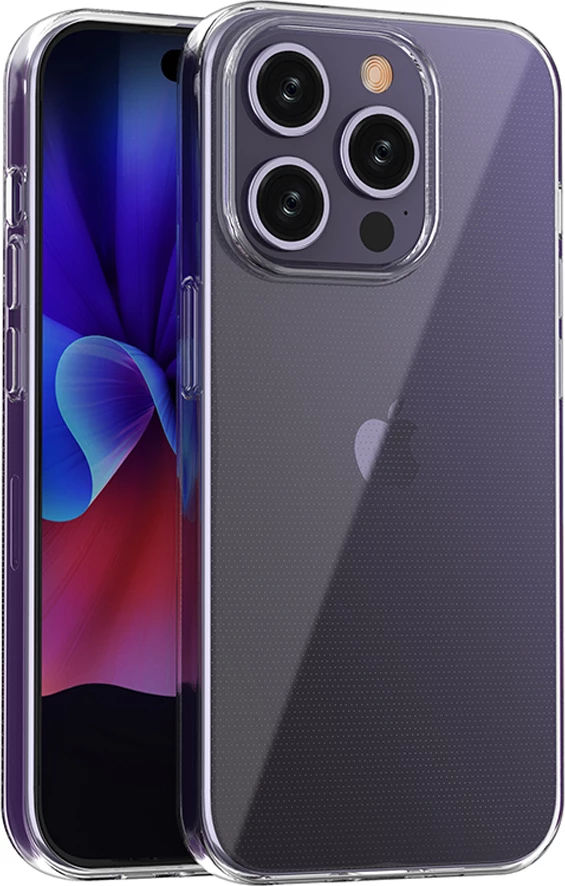 Mbështjellës Hurtel Ultra Clear për iPhone 15 Pro, 0.9mm, Transparent