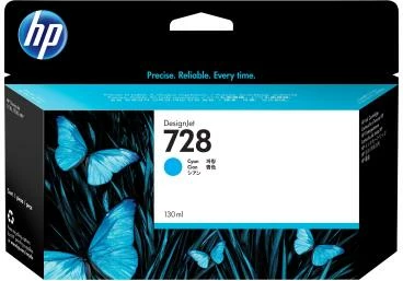 Kartushë boje, HP, 728 F9J67A, 130 ml, Cyan