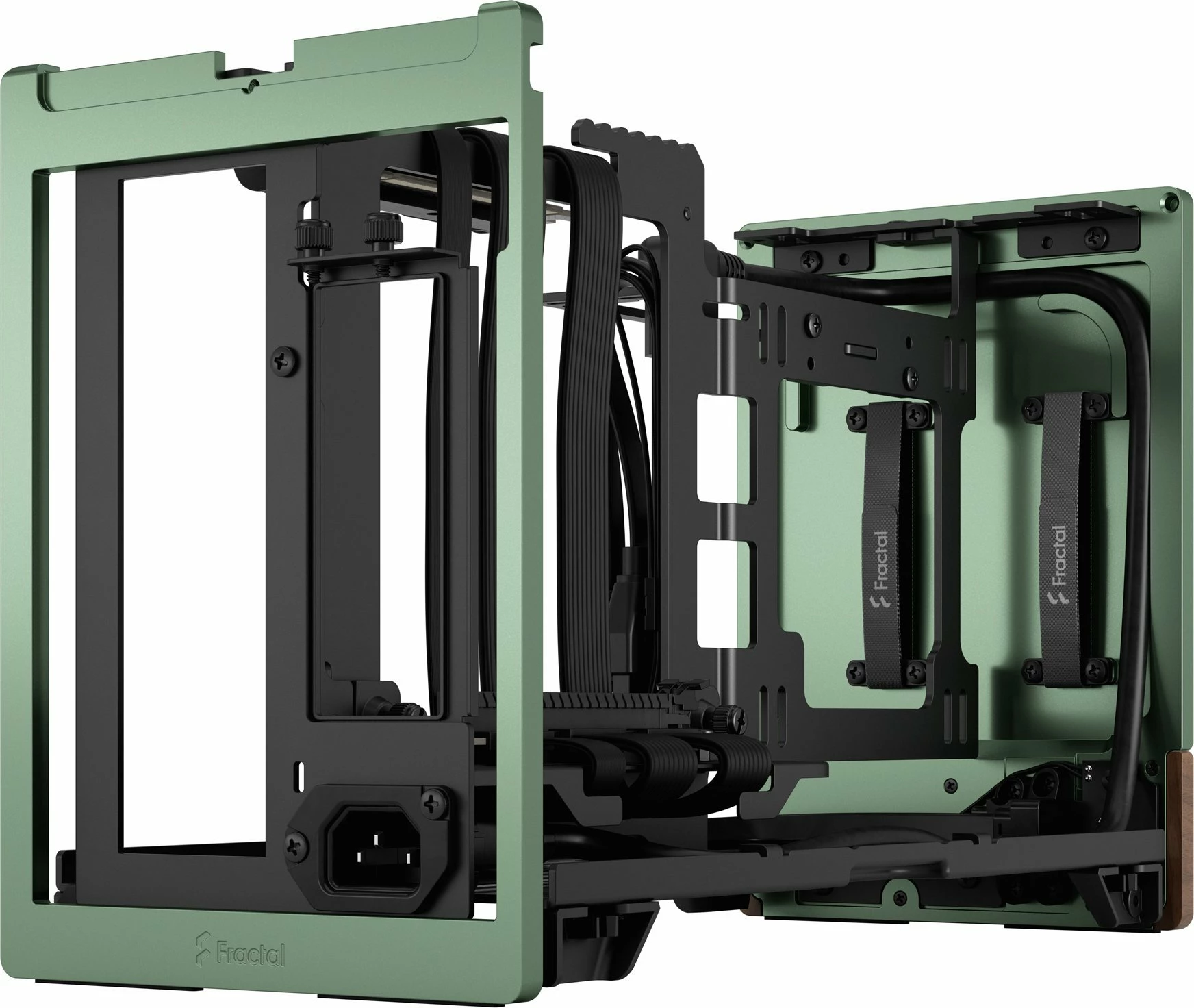 Kasë Fractal Design Terra FD-C-TER1N-03 Mini-ITX SFF, USB-C, pa PSU, jeshile