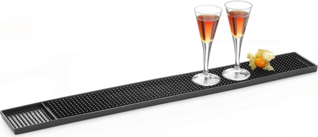 tapet baristi prej gome, Bar Up Bartender Mat, 610x85x15 mm, i zi
