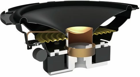 Altoparlantë Pioneer TS-A1601C set, për makinë, ngjyrë e zezë/artë