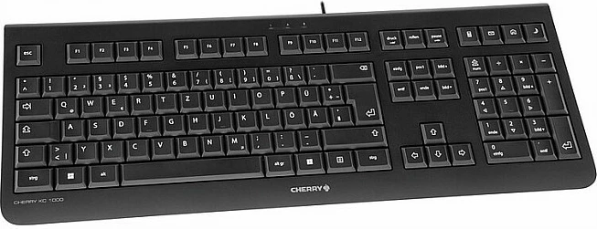 Tastierë Cherry KC 1000 me kabllo, e zezë