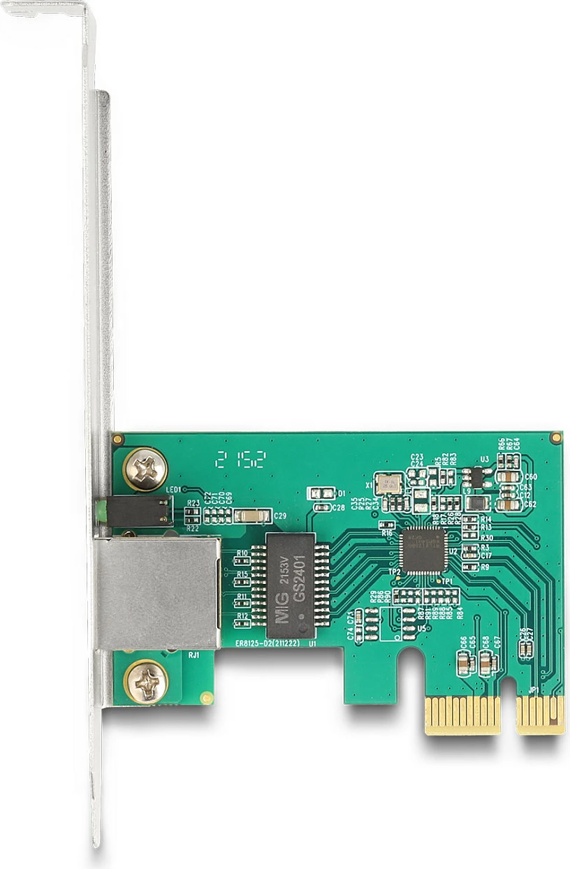 Kartë rrjeti DeLOCK PCI Express x1 RTL8125B, RJ45 2.5GbE, Wired