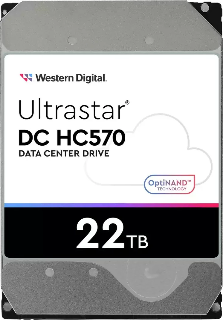 Hard disk Western Digital Ultrastar DC HC570, 22 TB, 7200 RPM, 512 MB, 3.5", Serial ATA III