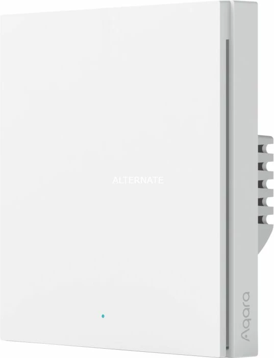Çelës muri smart Aqara H1 EU WS-EUK03, Zigbee 3.0, me tel neutral, single rocker, i bardhë