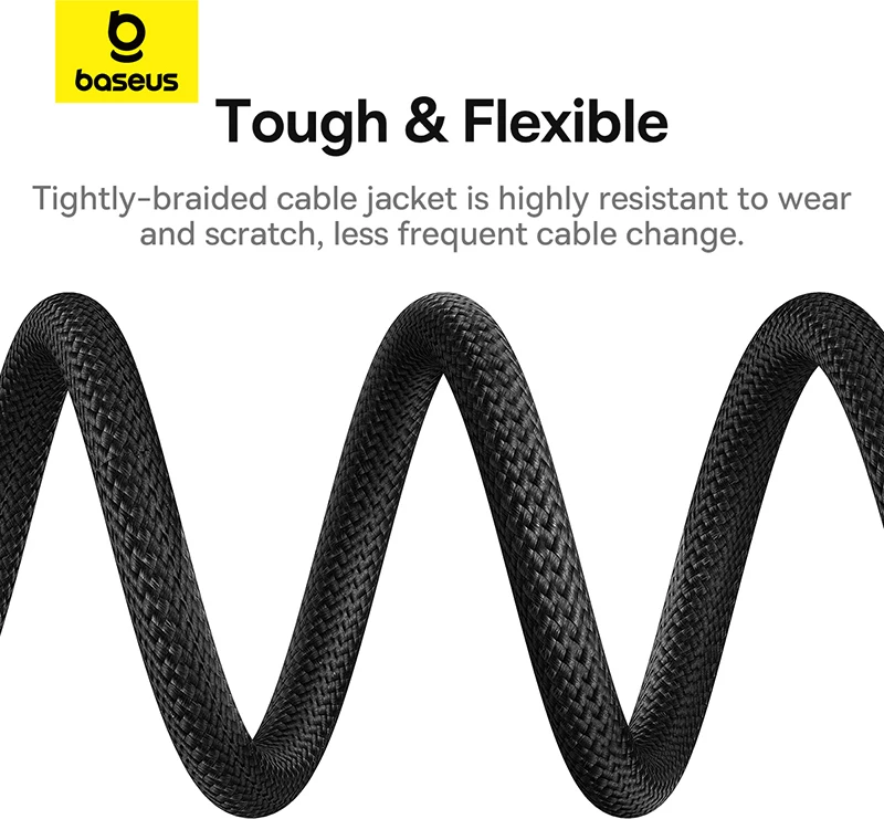 Kabllo USB-C në HDMI Baseus BS-OH064, 1.5m, 8K 60Hz, e zezë