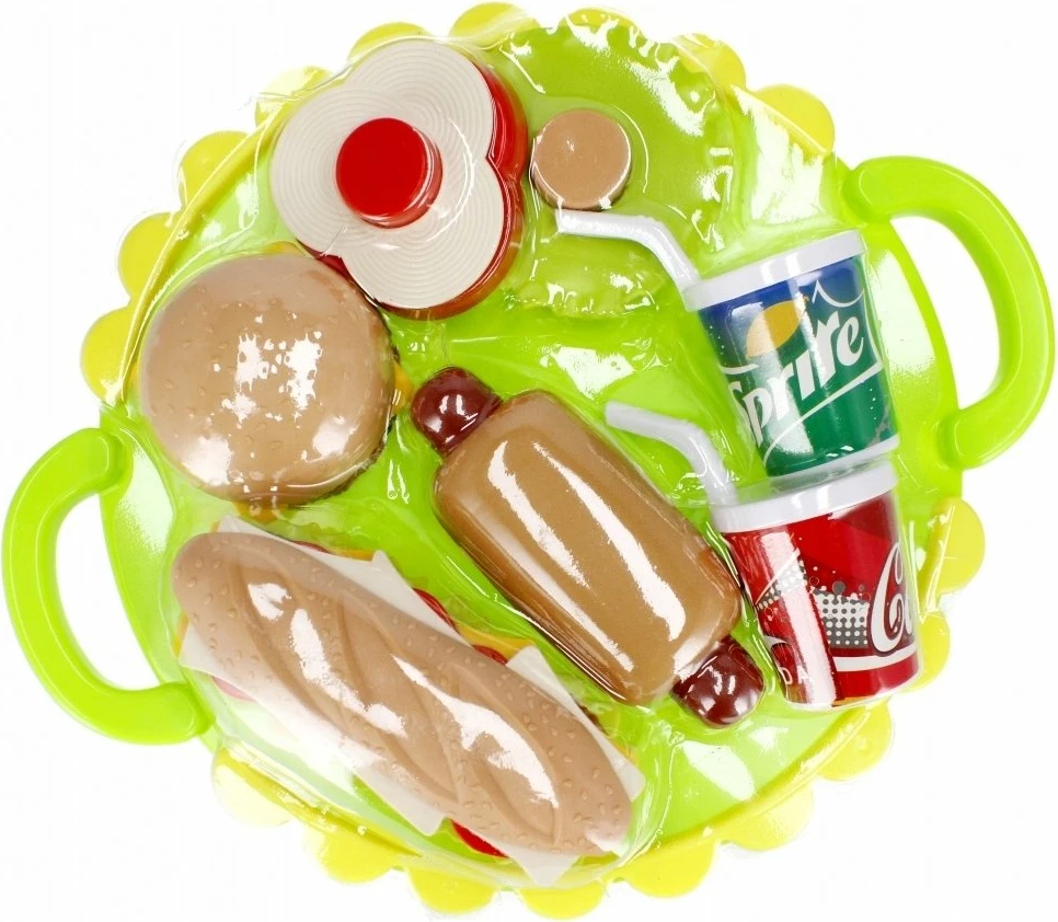 Set kuzhine lodër Mega Creative Fast Food 45x30x8 cm, jeshile