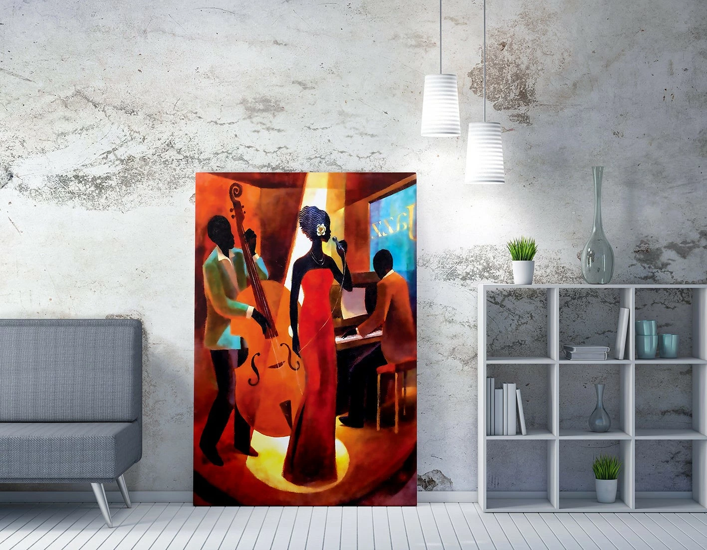 Pikturë dekorative në kanavacë Wallity, WY216, 70x100cm