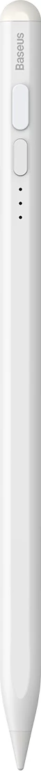 Stylus aktiv për iPad, Baseus Smooth Writing 2, SXBC060402, mbështetje për pjerrësi, bateri 130mAh, USB-C, tregues LED, e bardhë