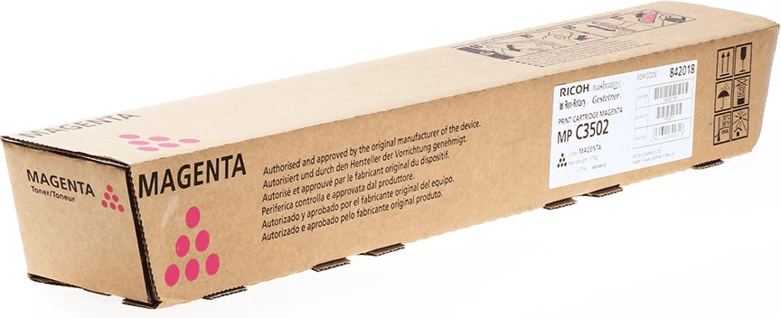 Toner Ricoh MP C3502E / 842018 rendiment 18000 faqe magenta