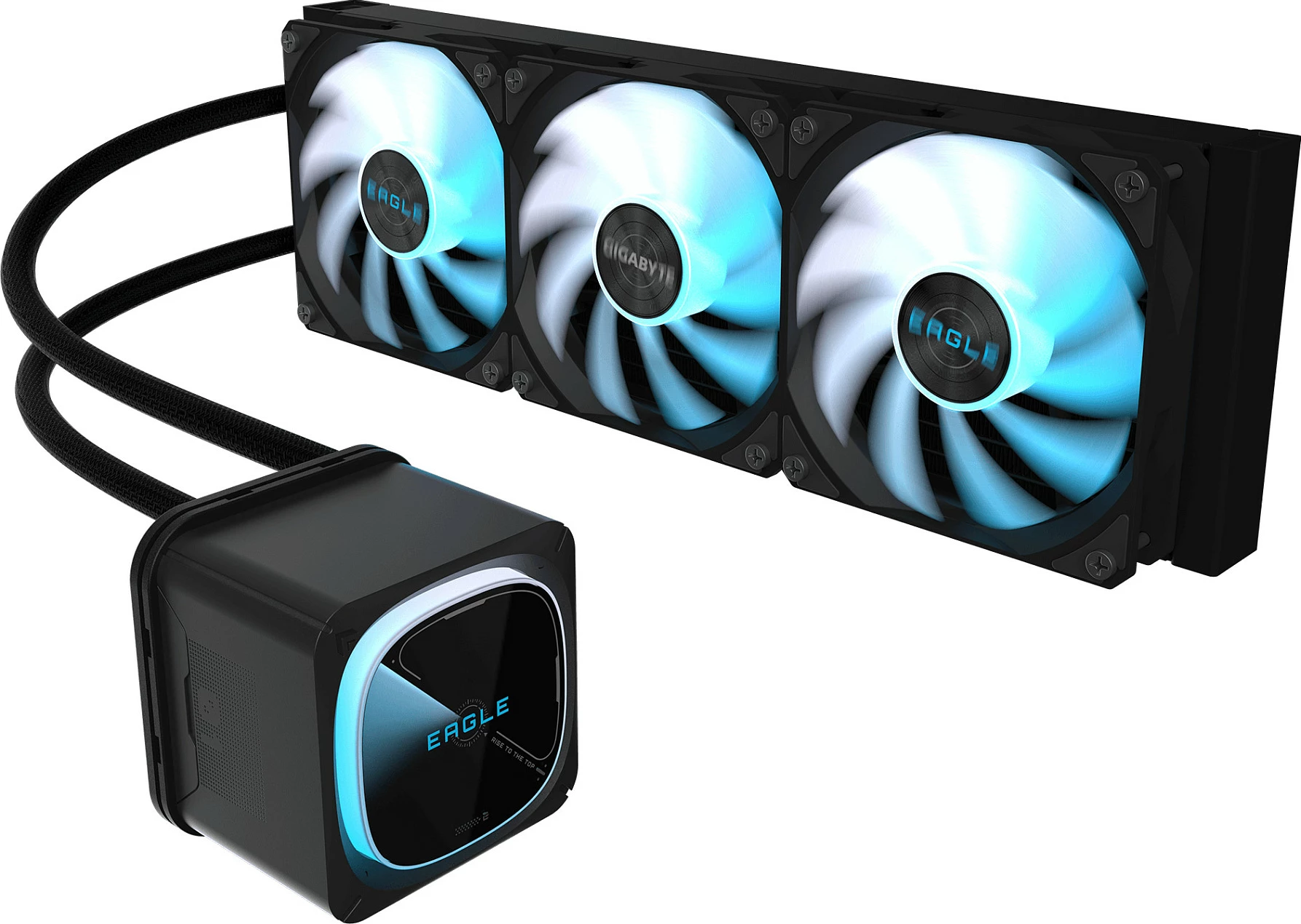Ftohës procesori Gigabyte EAGLE 360, ftohje me lëng AIO, radiator 360mm, 3x120mm, RGB, i zi