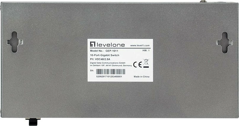 Switch Level One PoE+ 8x Gigabit, 1x Gigabit Uplink, 1x SFP, 120W, unmanaged, plastik, i zi