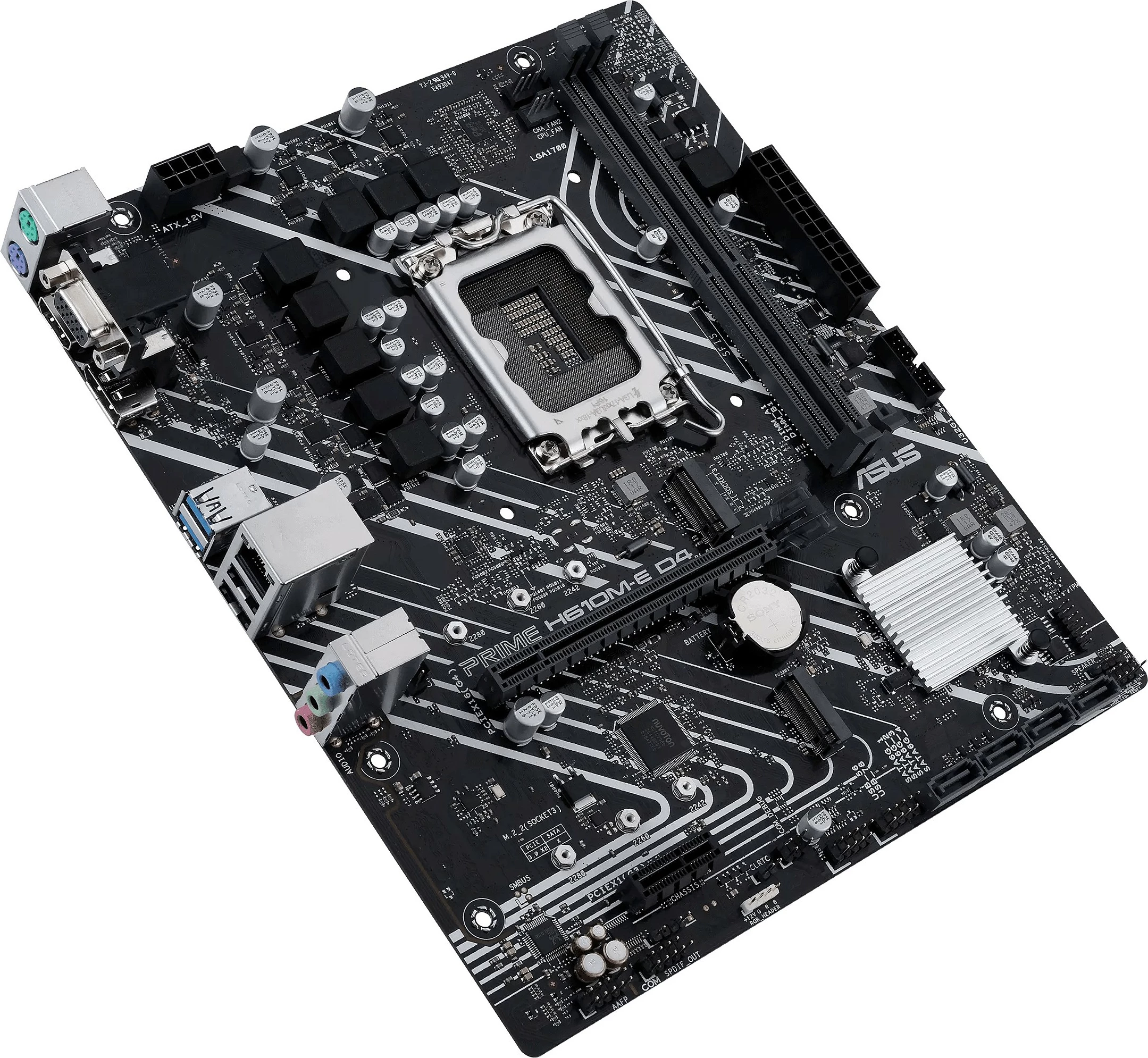 Pllakë amë ASUS PRIME H610M-E D4-CSM, Intel, LGA 1700, DDR4-SDRAM, 64 GB