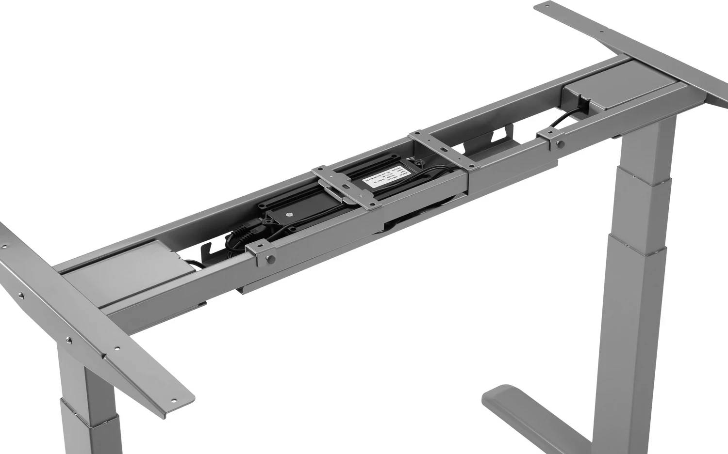 Kornizë tavoline elektrike sit-stand UVI Desk UVID1GR, 62-128 cm, 100-170 cm, gri