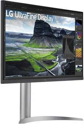 Monitor, LG, UltraFine 27UQ850V-W 27UQ850VW (27UQ850V-W.AEU), 27 inç 4K, argjendtë, e zezë, e bardhë