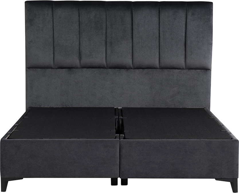 Krevati STICKS me hapësirë për ruajtje, ngjyrë gri 26-911, 223x166x120cm (për dyshek 160x200cm)